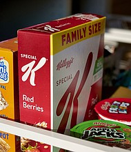 Kellogg's Frosted Mini Wheats and Special K cereals arranged in Germantown, New York, US, in July 2023.
Mandatory Credit:	Gabby Jones/Bloomberg/Getty Images via CNN Newsource
