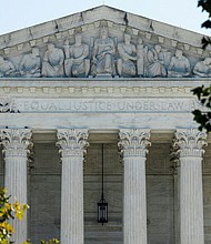 The United States Supreme Court building is seen as in Washington, U.S., in October 2023.
Mandatory Credit:	Evelyn Hockstein/Reuters via CNN Newsource