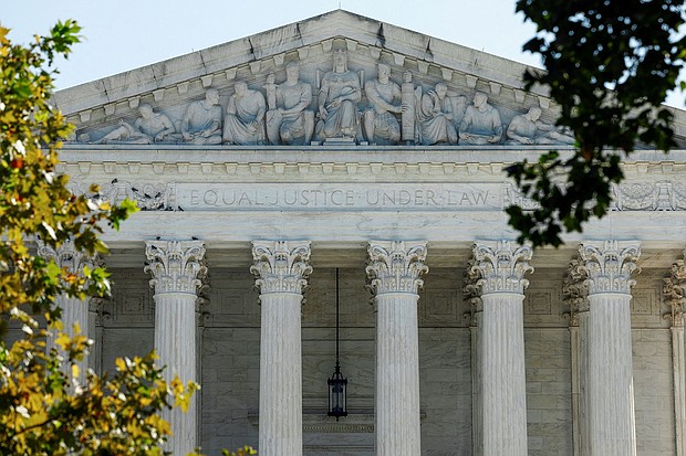 The United States Supreme Court building is seen as in Washington, U.S., in October 2023.
Mandatory Credit:	Evelyn Hockstein/Reuters via CNN Newsource