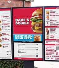 A picture of Wendy's new digital boards given to CNN.
Mandatory Credit:	courtesy The Wendy's Company via CNN Newsource