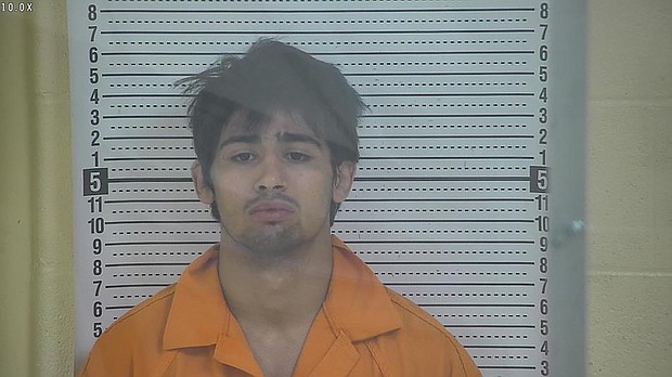 Charles E. Escalera, 21, was taken into custody by police on Saturday evening.
Mandatory Credit:	Taylor County Detention Center via CNN Newsource
