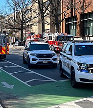 US Secret Service vehicles block access to a street leading to the Israeli Embassy in Washington, DC, on February 25, 2024.
Mandatory Credit:	Mandel Ngan/AFP/Getty Images via CNN Newsource