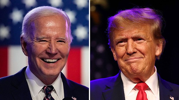 President Joe Biden and former President Donald Trump will win their respective parties’ primaries in Michigan on Tuesday, CNN projects.
Mandatory Credit:	Drew Angerer, Mario Tama/Getty Images via CNN Newsource