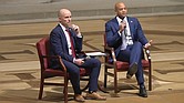 Utah Gov. Spencer Cox and Maryland Gov. Wes Moore spoke about their participation in the “Disagree Better” project and noted their efforts to seek bipartisan solutions.