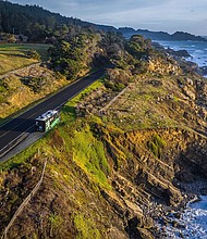 Koenig drove close to 35,000 miles during the record attempt.
Mandatory Credit:	Patrick Koenig via CNN Newsource