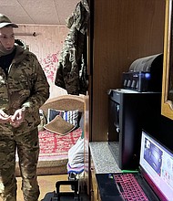 Kokos, a former children’s entertainer turned drone pilot.
Mandatory Credit:	Maja Rappard/CNN via CNN Newsource