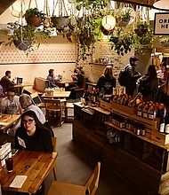 Lunch time at Leven Deli Co. in Denver on January 31.
Mandatory Credit:	Hyoung Chang/The Denver Post/Getty Images via CNN Newsource