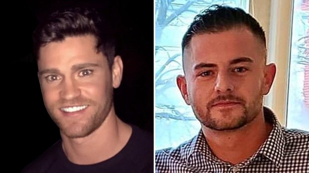 Luke Comiskey, left, and Kane Mitchell. The two friends died in Florida, and their remains were shipped back to their native Ireland.
Mandatory Credit:	Obtained by CNN via CNN Newsource