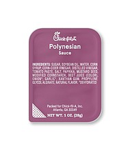 Chick-fil-A is telling people to throw away its Polynesian sauce cups.
Mandatory Credit:	From Chick-fil-A via CNN Newsource