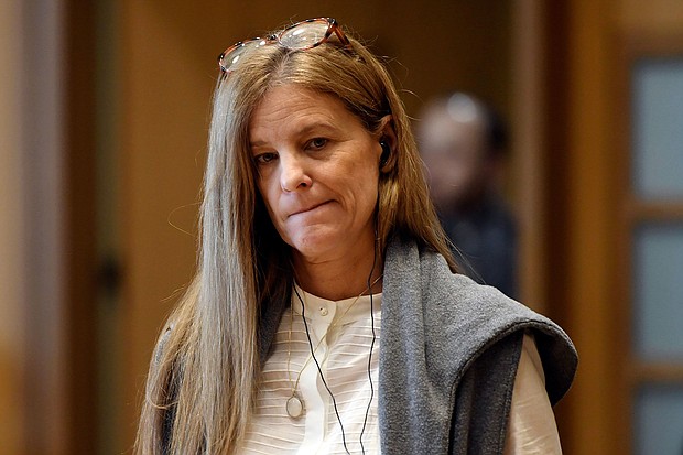 Michelle Troconis found guilty of conspiring to murder missing Connecticut mother Jennifer Dulos
Mandatory Credit:	Ned Gerard/Pool/Hearst Connecticut Media/AP via CNN Newsource