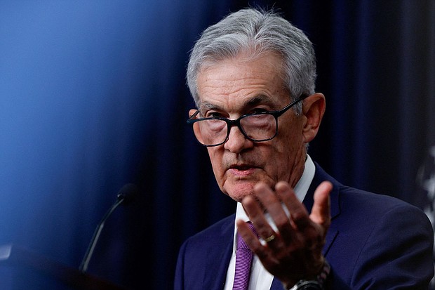 Federal Reserve Chair Jerome Powell holds a press conference following the release of the Fed's January interest rate policy decision at the Federal Reserve.
Mandatory Credit:	Evelyn Hockstein/Reuters via CNN Newsource