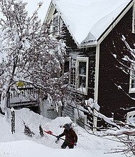 California storm
**This image is for use with this specific article only** A worker digs out snow from a home north of Lake Tahoe on Saturday.
Mario Tama/Getty Images via CNN Newsource
03 Mar 24