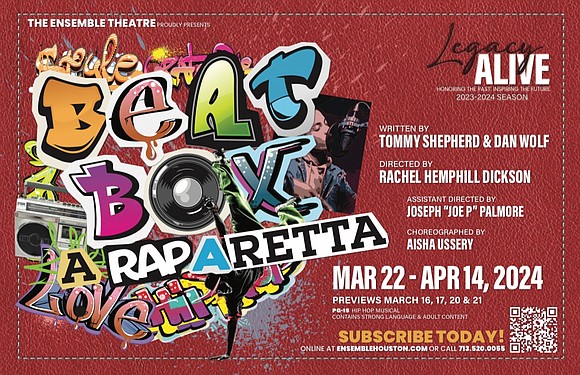The Ensemble Theatre in Houston is making waves with its first major foray into Hip Hop Theatre, 'Beatbox: A Raparetta,' …