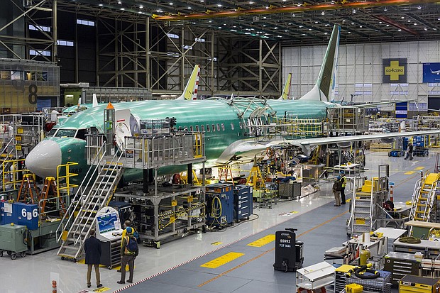 The Max is made at Boeing's Renton factory. FAA representatives are now investigating the production process.
Mandatory Credit:	David Ryder/Bloomberg/Getty Images via CNN Newsource