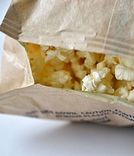 Studies have shown that food packaging materials such as microwave popcorn bags are a major source of exposure to certain types of "forever chemicals."
Mandatory Credit:	Valeriy Lushchikov/iStockphoto/Getty Images via CNN Newsource