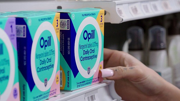 Opill, the first daily birth control pill available without a prescription in the United States, will be available in-store and online at retailers nationwide in the coming weeks, according to Perrigo.
Mandatory Credit:	Perrigo Company plc via CNN Newsource