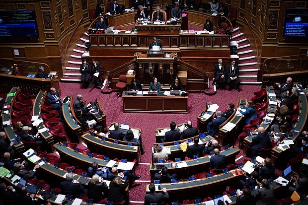 Lawmakers from both houses of the French Parliament voted on Monday to enshrine abortion rights in its constitutio
Mandatory Credit:	Mathilde Kaczkowski/Hans Lucas/AFP/Getty Images via CNN Newsource