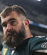 Jason Kelce spent his entire 13-season NFL career with the Philadelphia Eagles, including the team's 2018 Super Bowl win.
Mandatory Credit:	Mitchell Leff/Getty Images via CNN Newsource