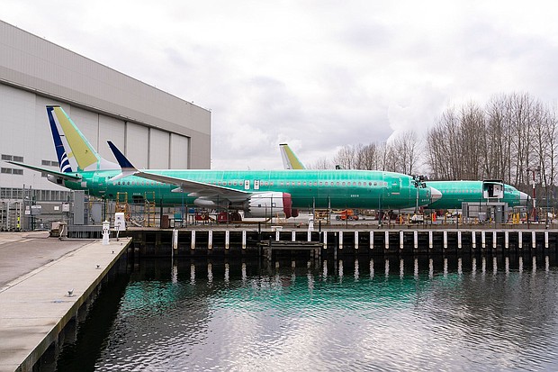 The Federal Aviation Administration has found multiple problems with Boeing’s production practices. Pictured is a Boeing 737 Max 8 aircraft outside the company's manufacturing facility in Renton, Washington.
Mandatory Credit:	David Ryder/Bloomberg/Getty Images via CNN Newsource
