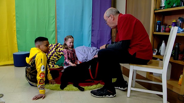 A program is expanding in Tennessee to try to ease the stress students are having going into this year's TCAP reading test.
Mandatory Credit:	WSMV via CNN Newsource