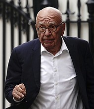 Fox News founder, Rupert Murdoch, has taken his UK right-wing outlet TalkTV off the air.
Mandatory Credit:	Victoria Jones/Press Association/AP via CNN Newsource