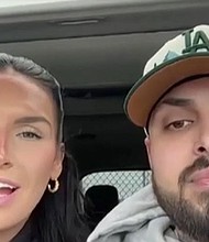 Rapper Drake promises first-time Kansas City parents, Bebe Gist and Jaime Jimenez, $20,000 after the couple decided to create a poster that said, “Expecting our 1st baby in August.”
Mandatory Credit:	KCTV via CNN Newsource