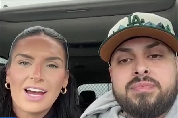 Rapper Drake promises first-time Kansas City parents, Bebe Gist and Jaime Jimenez, $20,000 after the couple decided to create a poster that said, “Expecting our 1st baby in August.”
Mandatory Credit:	KCTV via CNN Newsource