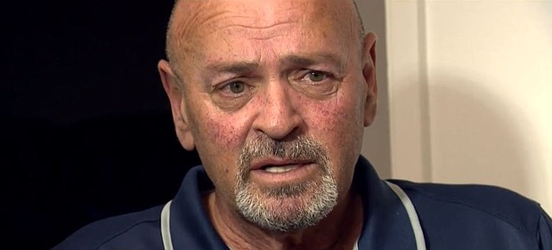 Michael Farchi said he was staying at the Venetian's Palazzo Tower on the Las Vegas strip when he was stung by a scorpion on his private parts while sleeping.
Mandatory Credit:	KCAL via CNN Newsource