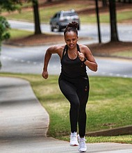 Veronica Amele says she's always on alert and carries pepper spray to ward off potential attackers.
Mandatory Credit:	Veronica Amele via CNN Newsource