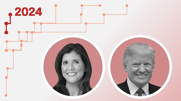 Haley’s exit, 51 days after the Iowa caucuses, makes 2024 one of the fastest-narrowing primary fields in recent history.
Mandatory Credit:	Lou Robinson/CNN via CNN Newsource