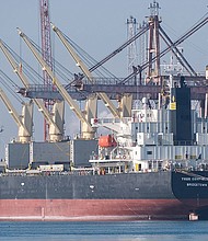 The Houthi attack struck the M/V True Confidence, pictured here in 2022. The missile attack resulted in at least two fatalities among the crew members.
Mandatory Credit:	Dario Bonazza/Reuters/File via CNN Newsource