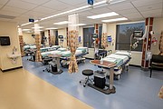 The Harris Health Endoscopy Center at Quentin Mease Health Center features eight procedure suites and 11 pre-operative and 18 post-operative beds. It was officially dedicated March 6, 2024.