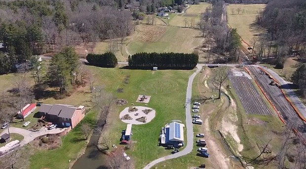 The Veterans Healing Farm, which is being forced to leave the 8-acre space it has called home since 2013, is trying to raise $5 million for 12-15 acres elsewhere.
Mandatory Credit:	WLOS via CNN Newsource