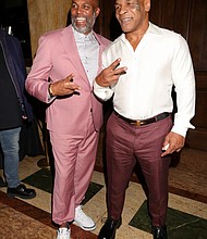 Christ Spencer and Mike Tyson