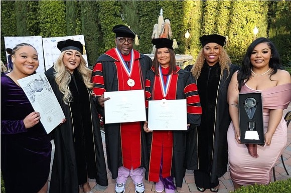 Iconic R&B Crooner Bobby Brown and his wife receives an honorary doctorate in humanity from Leaders Esteem Christian Bible University …