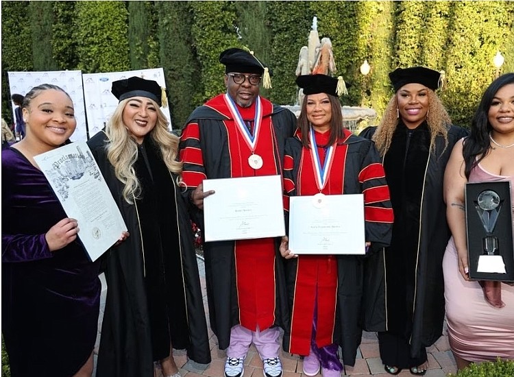 R&B Icon Bobby Brown And His Wife Receives An Honorary Doctorate Degree