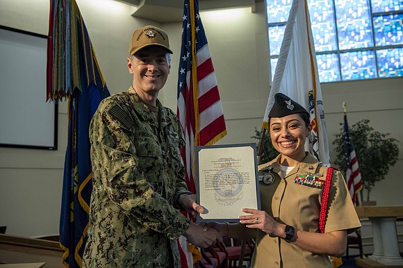 Meet Hull Maintenance Technician 1st Class Daphny Davila, a Recruit Division Commander (RDC) at Recruit Training Command (RTC), the Navy's …