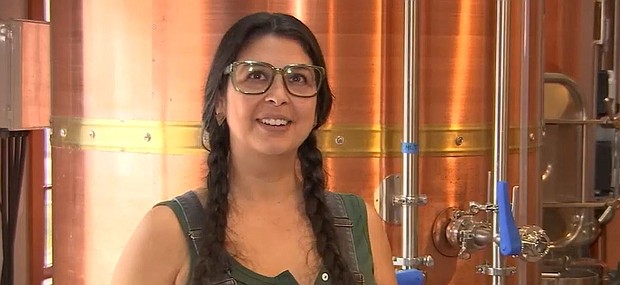 Jessica Hardie is crafting a new world for women in the brewing industry.
Mandatory Credit:	KPTV via CNN Newsource