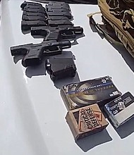 A hospital employee was arrested after loaded guns and ammunition were found inside his backpack.
Mandatory Credit:	Indian River County Sheriff/WPBF via CNN Newsource