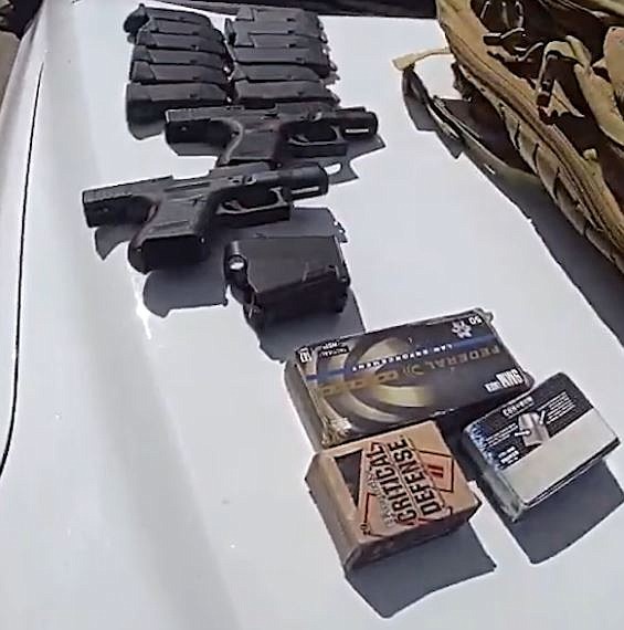 A hospital employee was arrested after loaded guns and ammunition were found inside his backpack.
Mandatory Credit:	Indian River County Sheriff/WPBF via CNN Newsource