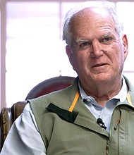 Former Uvalde mayor, Don McLaughlin, is interviewed by CNN on Monday, March 11.
Mandatory Credit:	CNN via CNN Newsource