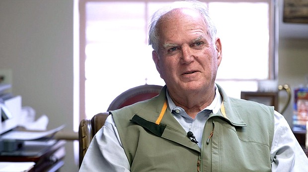 Former Uvalde mayor, Don McLaughlin, is interviewed by CNN on Monday, March 11.
Mandatory Credit:	CNN via CNN Newsource