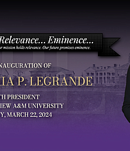 The Inauguration of Dr. Tomikia P. LeGrande