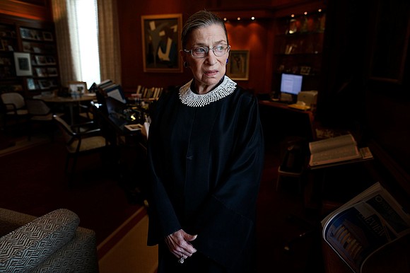 The son of the late liberal Supreme Court Justice Ruth Bader Ginsburg said Sunday that giving an award bearing his …