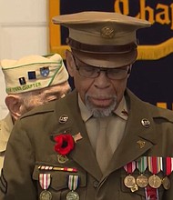 Philadelphia-area veteran Corporal Benjamin Berry received the highest honor from the French government for actions during World War II.
Mandatory Credit:	KYW via CNN Newsource