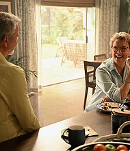 Sam Neill and Annette Bening in the limited series "Apples Never Fall."
Mandatory Credit:	Jasin Boland/Peacock via CNN
