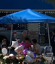 A toddler was behind the wheel of a truck that killed 2-year-old Ailahni Sanchez Martinez, police say.
Mandatory Credit:	KCRA via CNN Newsource