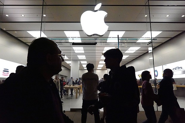 Apple sued in a landmark antitrust lawsuit
Mandatory Credit:	Mario Tama/Getty Images via CNN Newsource