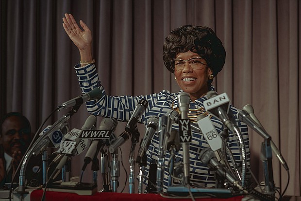Regina King’s spot-on performance as Shirley Chisholm outshines the movie devoted to the political trailblazer in “Shirley,” a laser-focused look at the first Black congresswoman’s 1972 presidential campaign that might have benefited from more biographical detail and less obsessing about amassing delegates.
Mandatory Credit:	Glen Wilson/Netflix via CNN Newsource