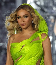 Beyoncé performs onstage during the "RENAISSANCE WORLD TOUR" at Mercedes-Benz Stadium on August 11, 2023 in Atlanta, Georgia.
Mandatory Credit:	Kevin Mazur/WireImage/Getty Images via CNN Newsource